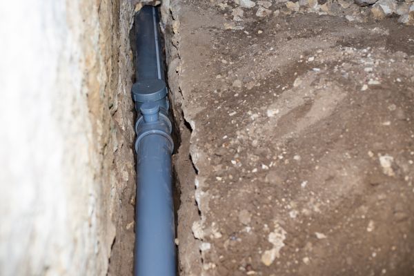 Drain Line Installation in Marion