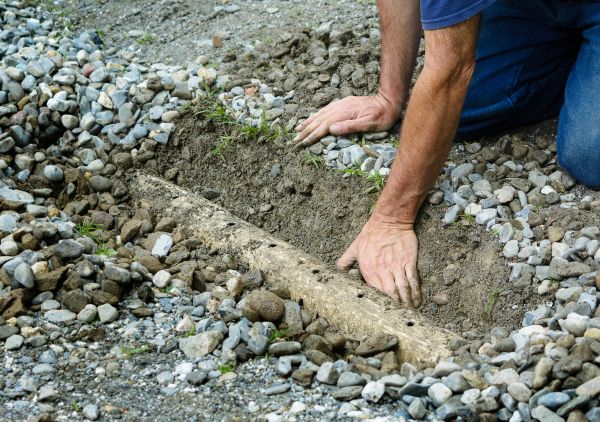 French Ditch Installation in Marion