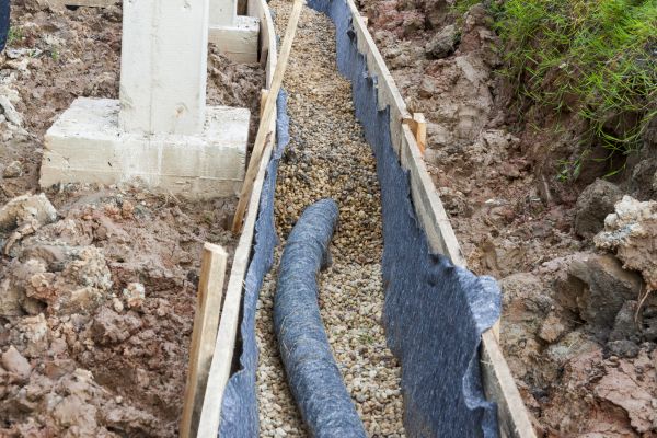 French Drain Installation in Marion