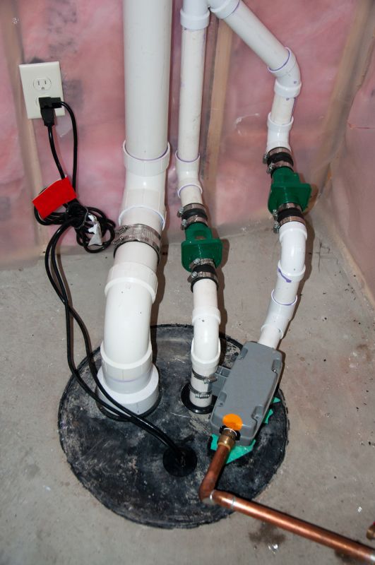 Sump Pump Installation detail